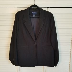 Denim & Co black blazer size XL